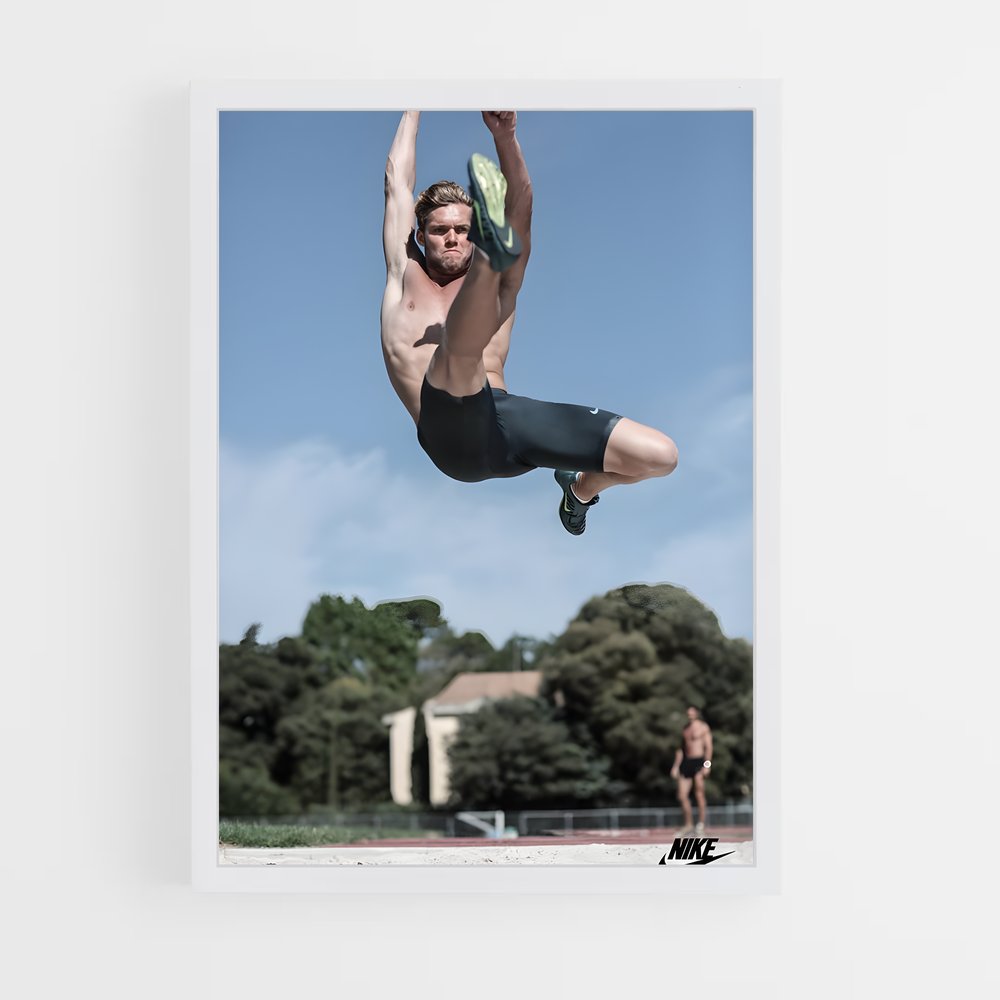 Poster Saut de Géant – affiche Athlétisme (vue 3)